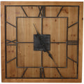 Norwood Square Wooden Wall Clock - Medium