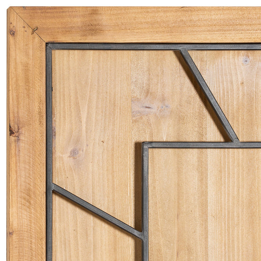 Norwood Square Wooden Wall Clock - Large