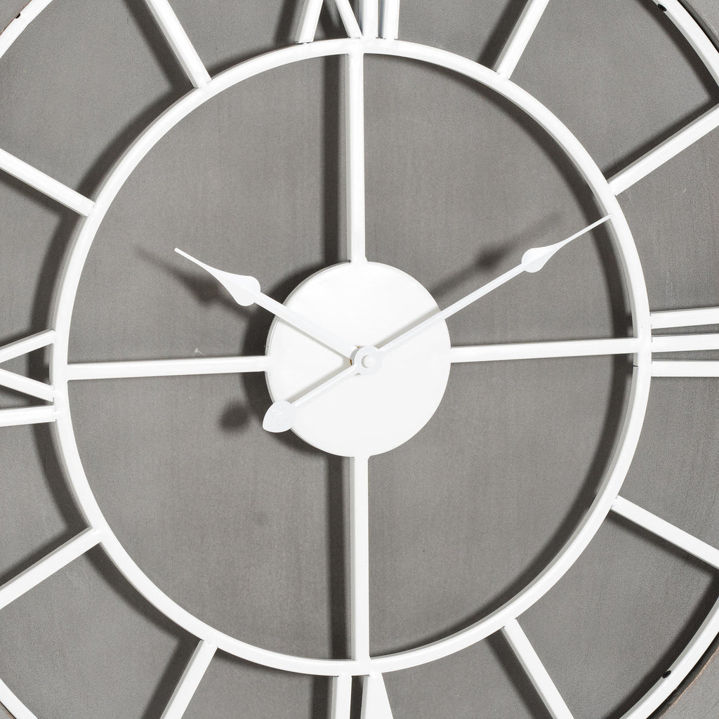 Norwood Grey Wall Clock