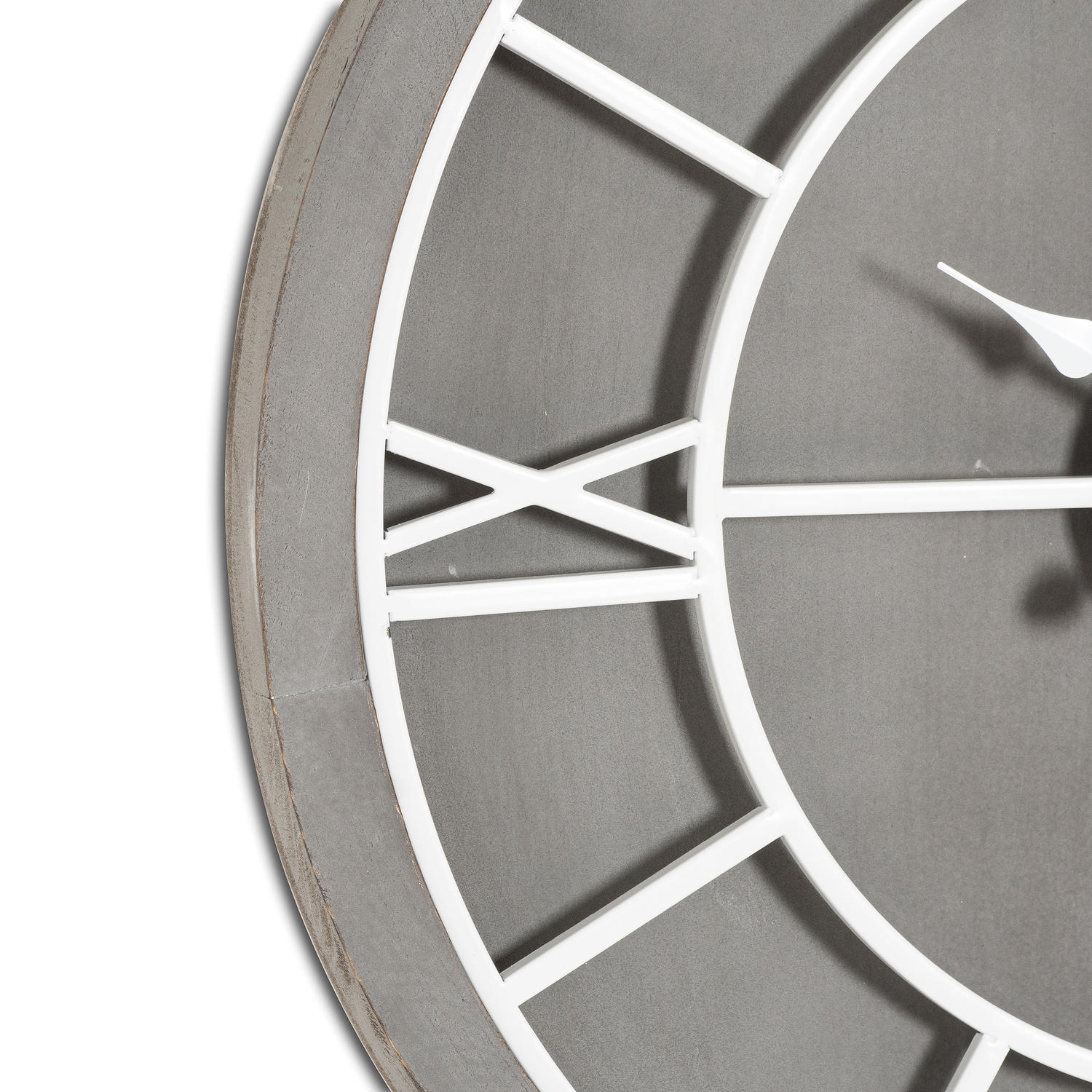 Norwood Grey Wall Clock