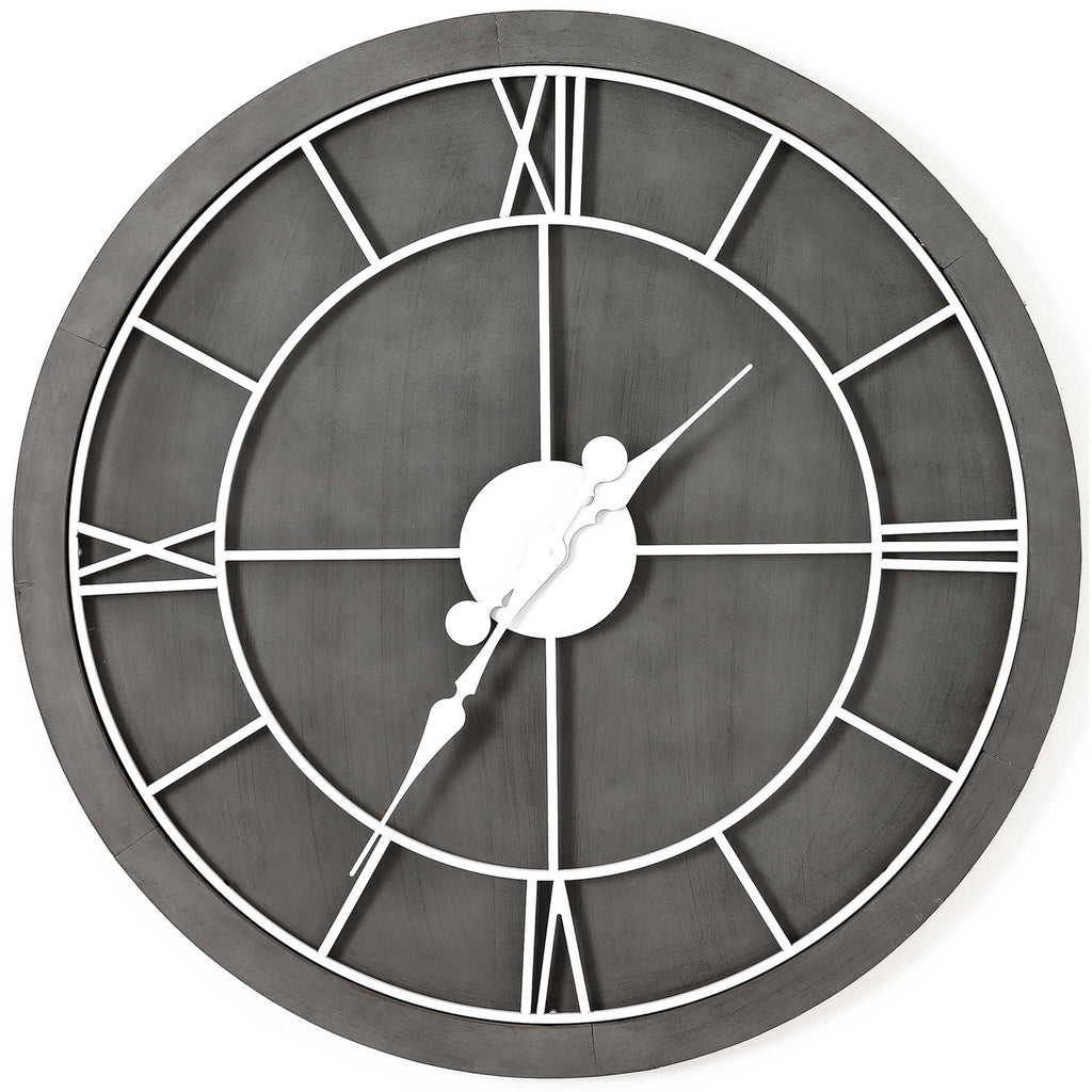 Norwood Grey Wall Clock