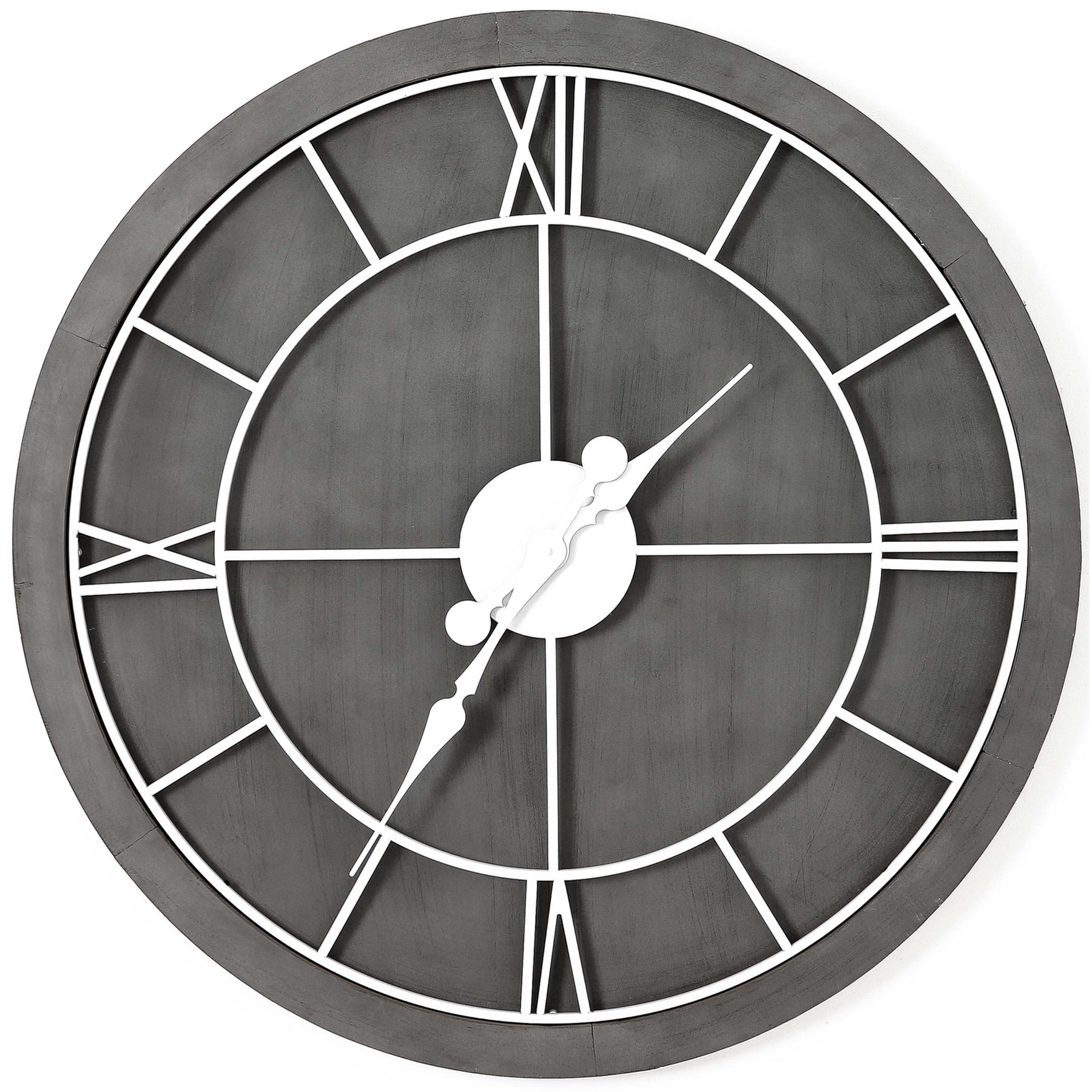 Norwood Grey Wall Clock