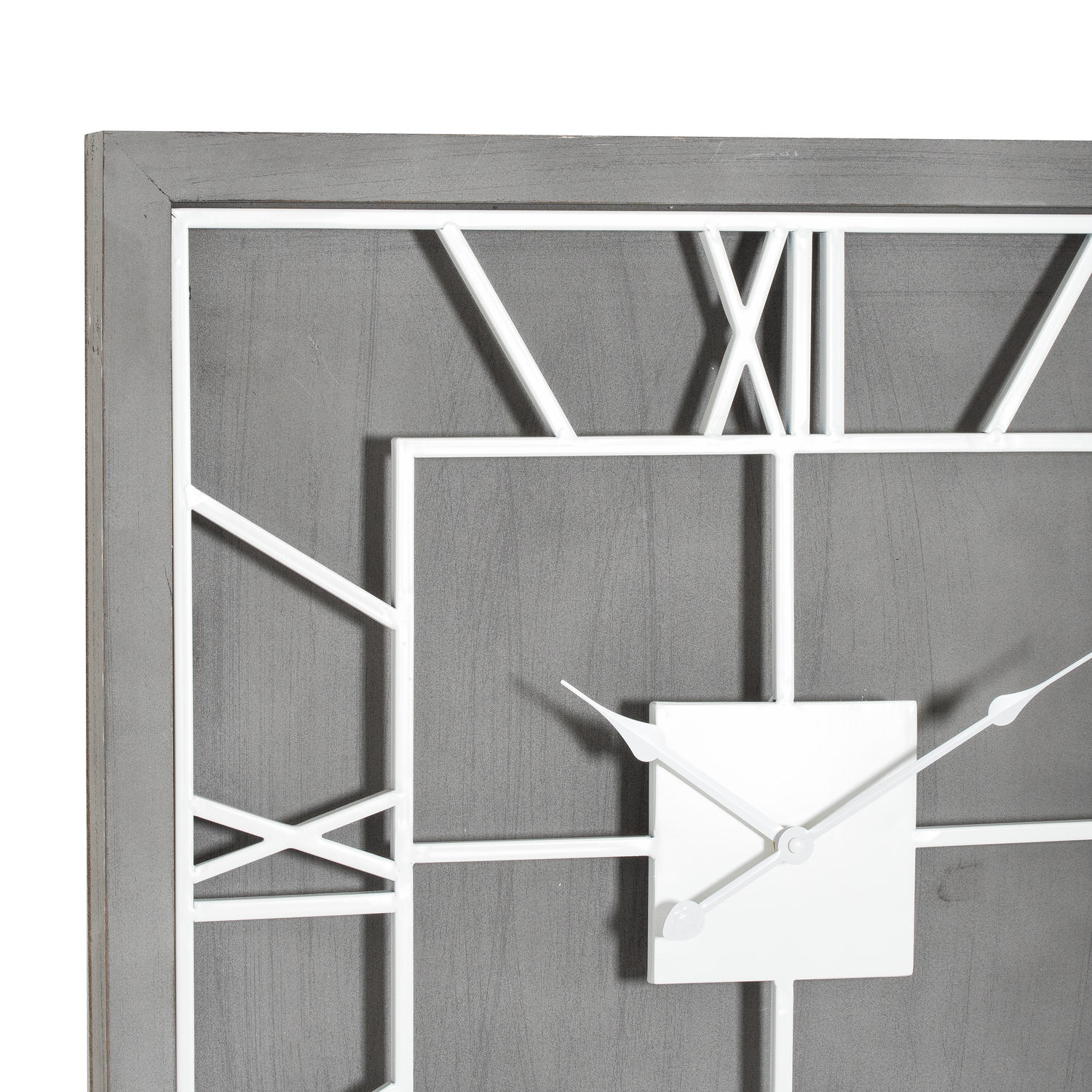 Norwood Grey Square Wall Clock