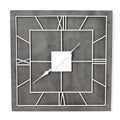 Norwood Grey Square Wall Clock