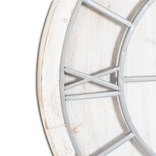 Norwood White Wall Clock