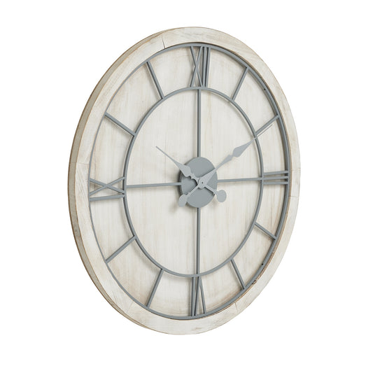 Norwood White Large Wall Clock