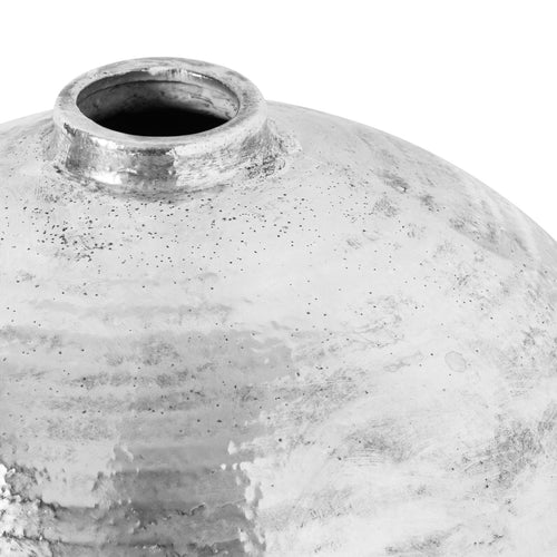 Belden Hammered Silver Astral Vase- Large