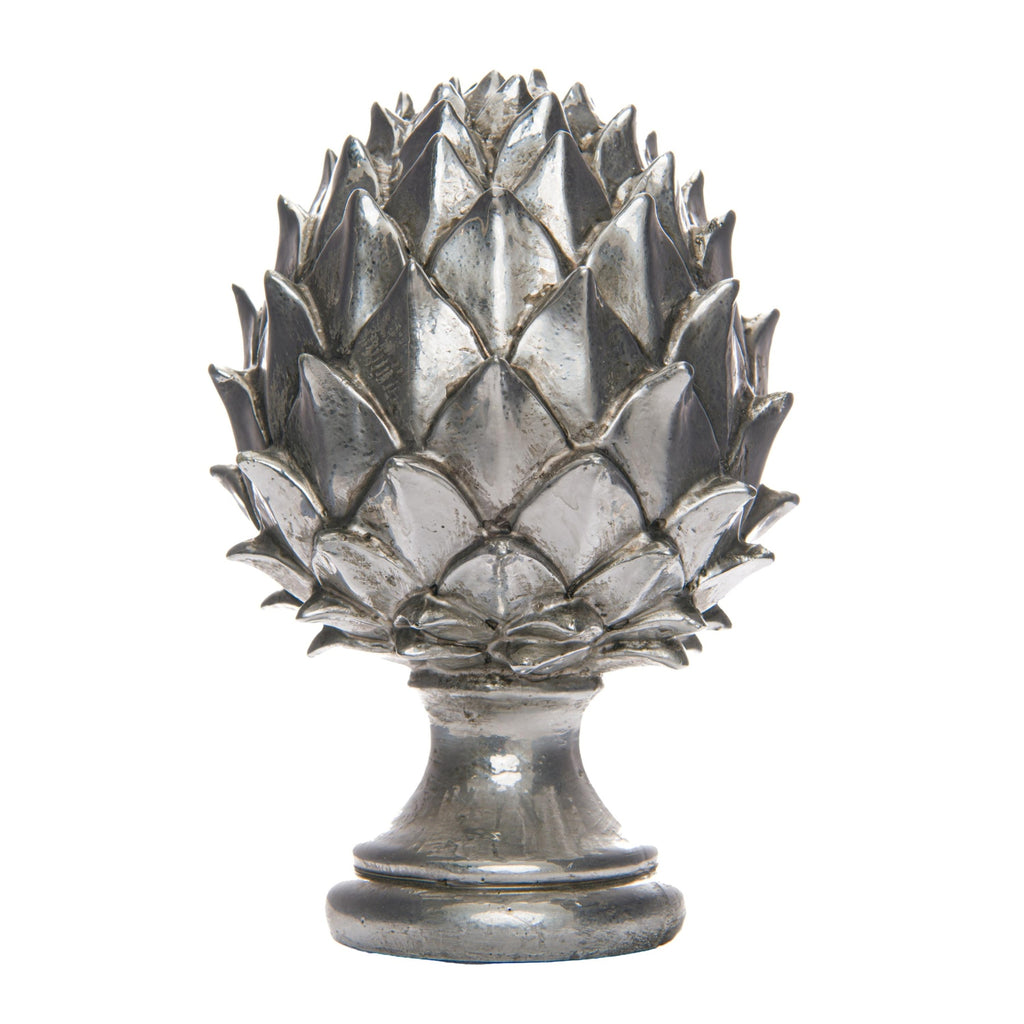 Carmel Pinecone Finial - Silver