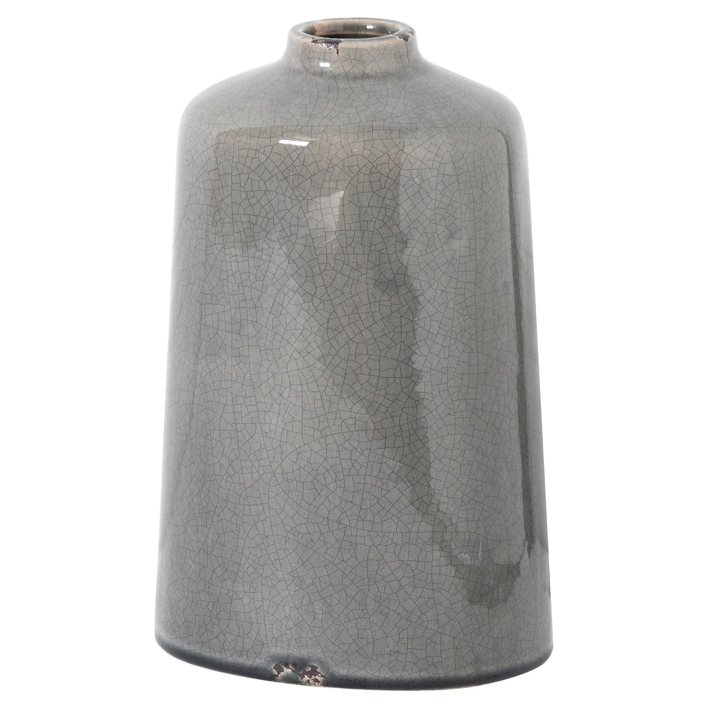 Tahoe Grey Glazed Liv Vase