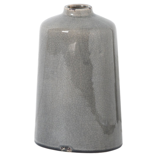 Tahoe Grey Glazed Liv Vase