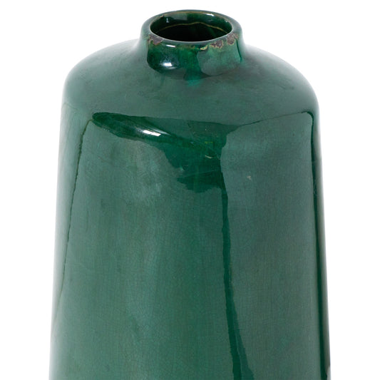 Tahoe Emerald Glazed Liv Vase