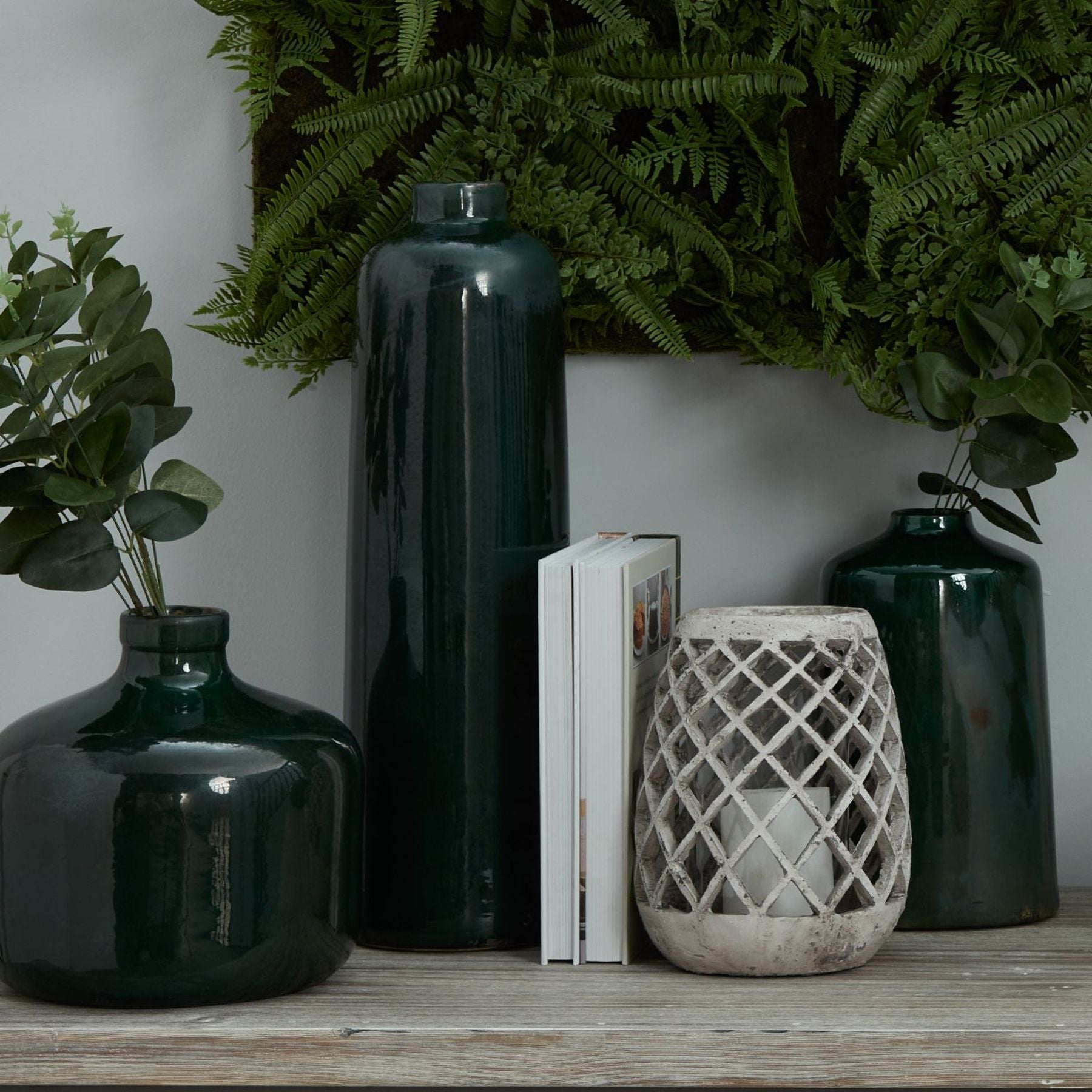Tahoe Emerald Glazed Liv Vase