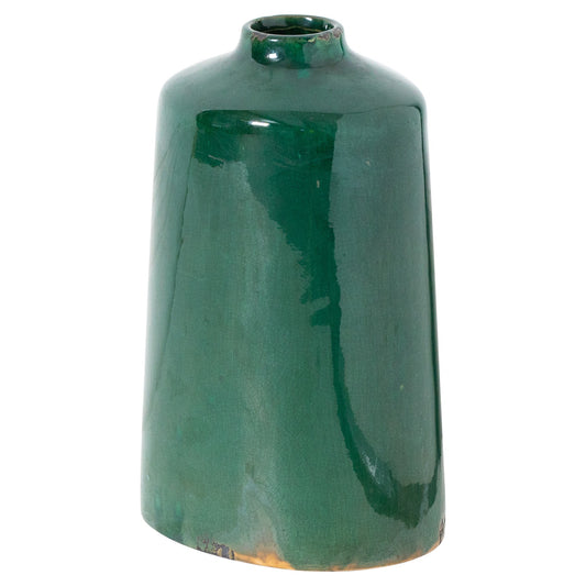 Tahoe Emerald Glazed Liv Vase