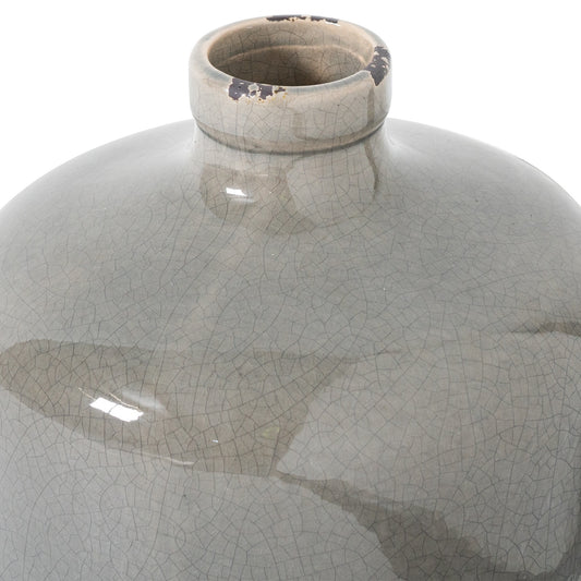 Tahoe Grey Glazed Eve Vase