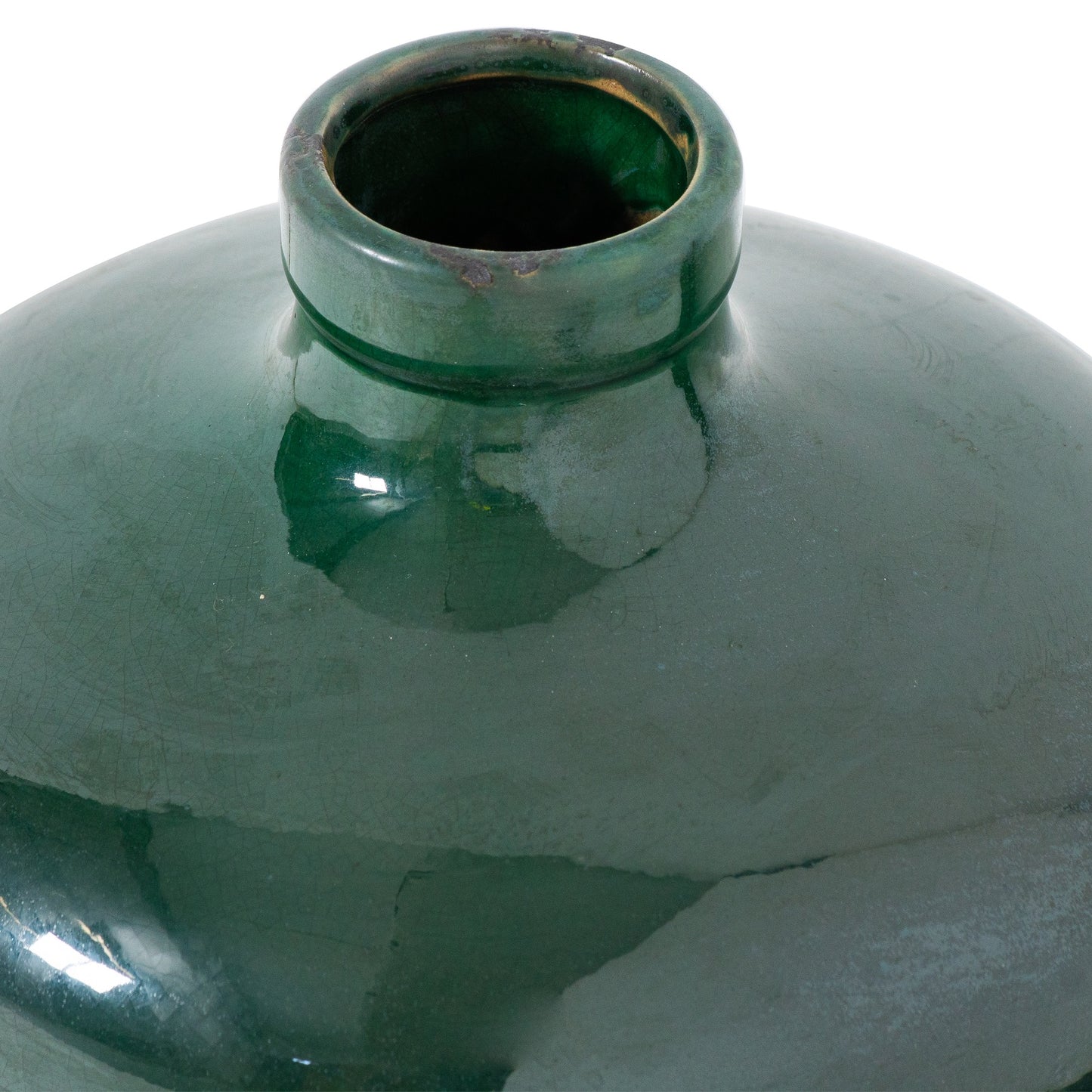 Tahoe Emerald Glazed Eve Vase