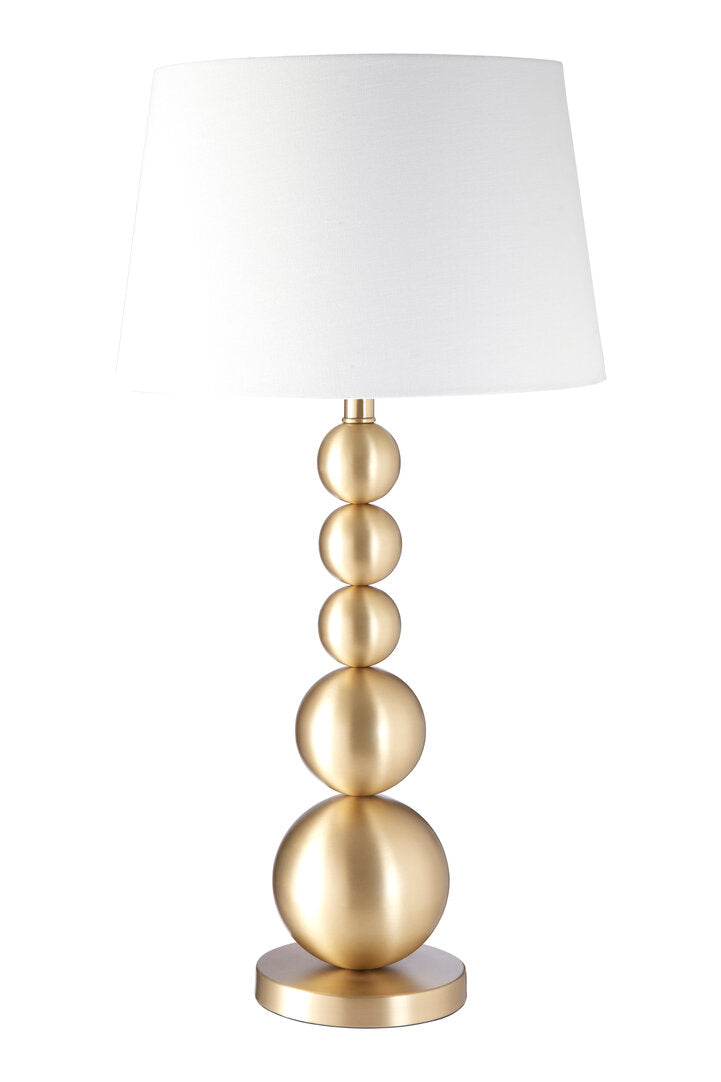 Etta Gold Sphere Ball Table Lamp