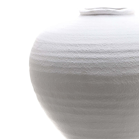 Regola Matt White Ceramic Vase  - Medium