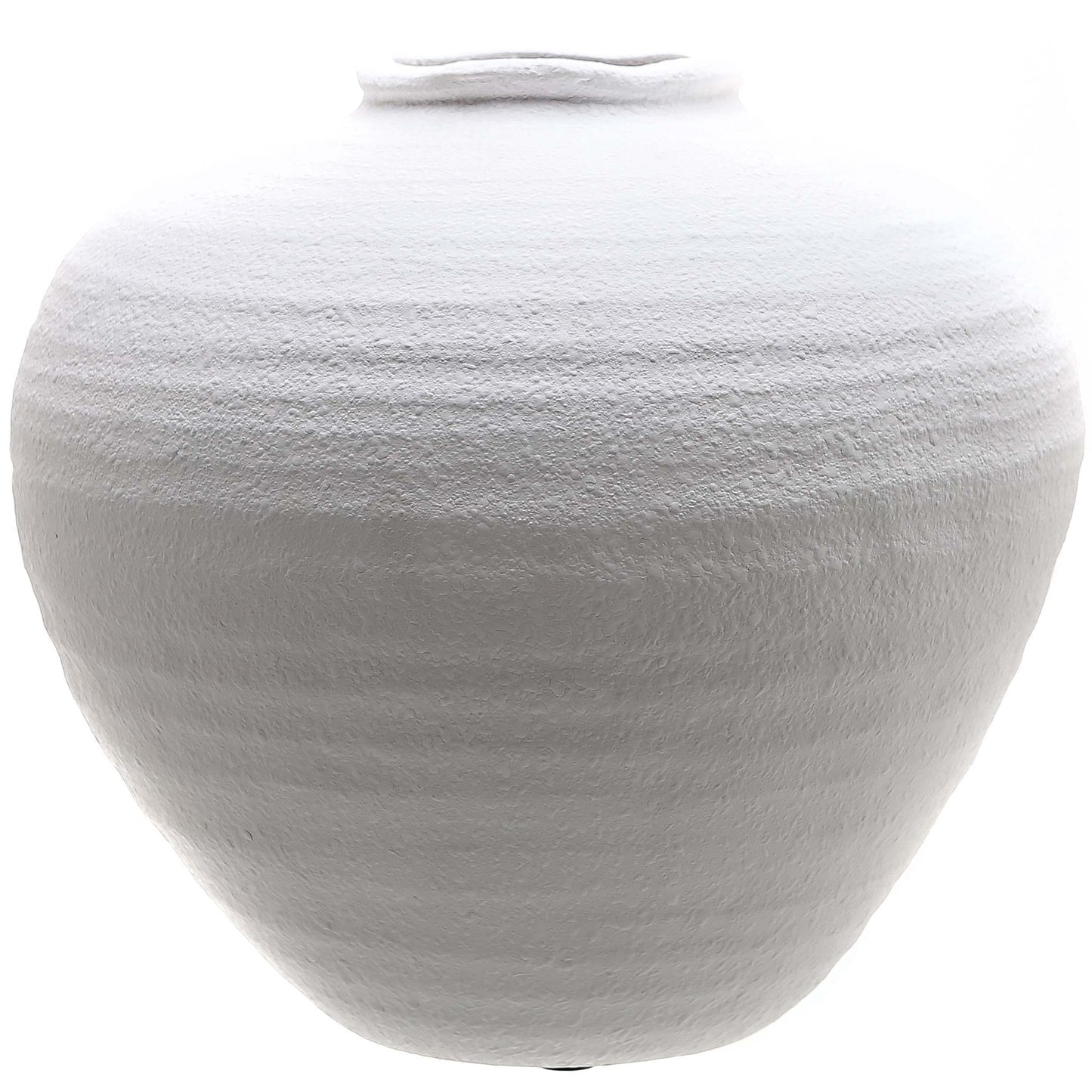 Regola Matt White Ceramic Vase  - Medium