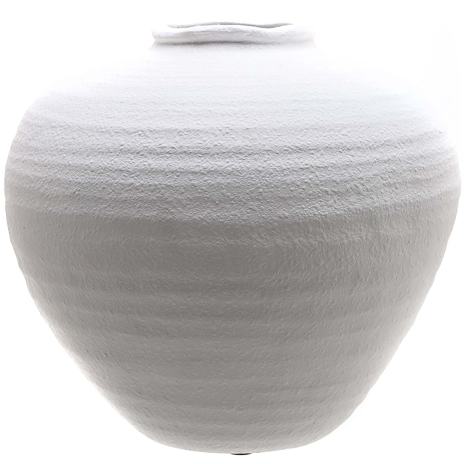 Regola Matt White Ceramic Vase  - Medium