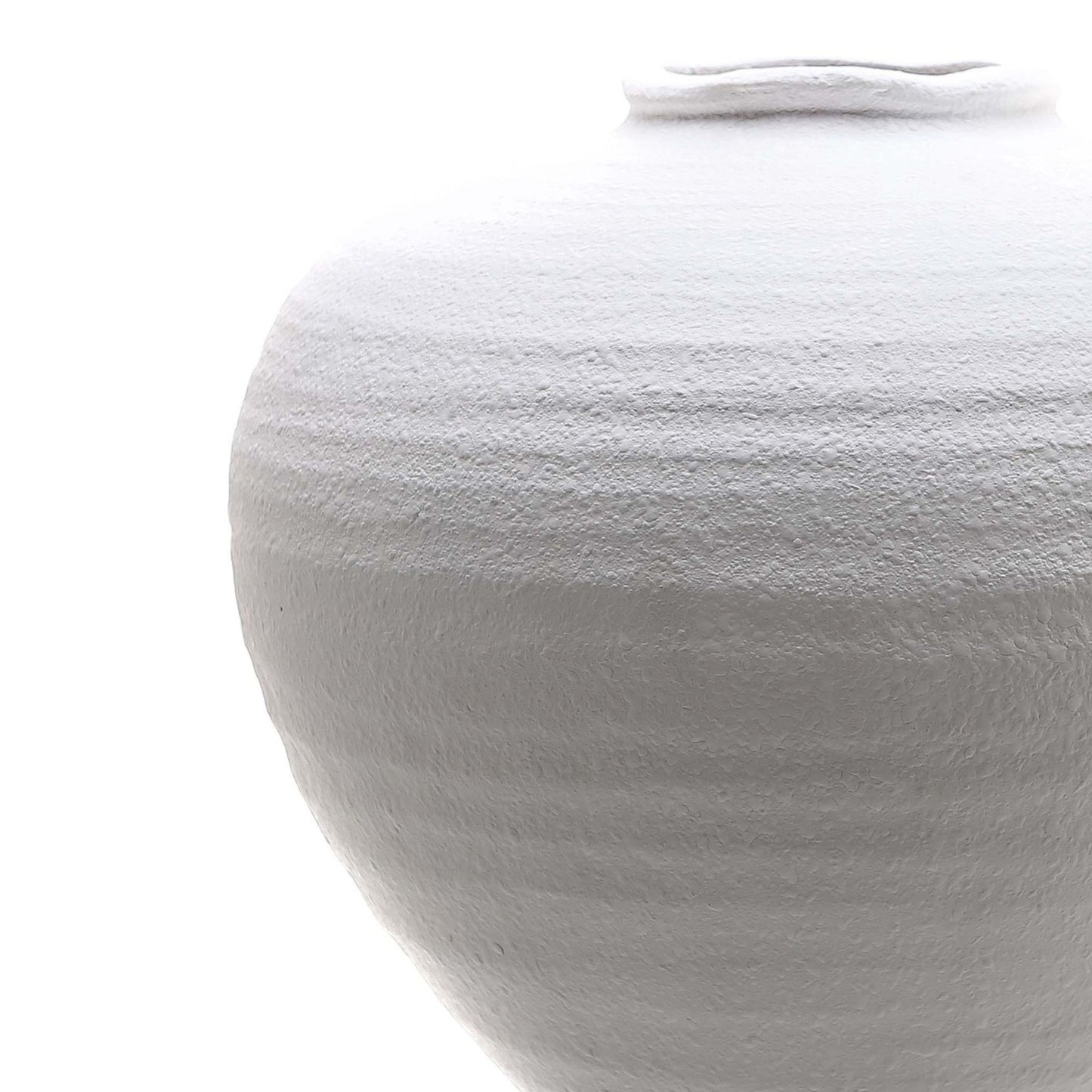 Regola Matt White Ceramic Vase - Large
