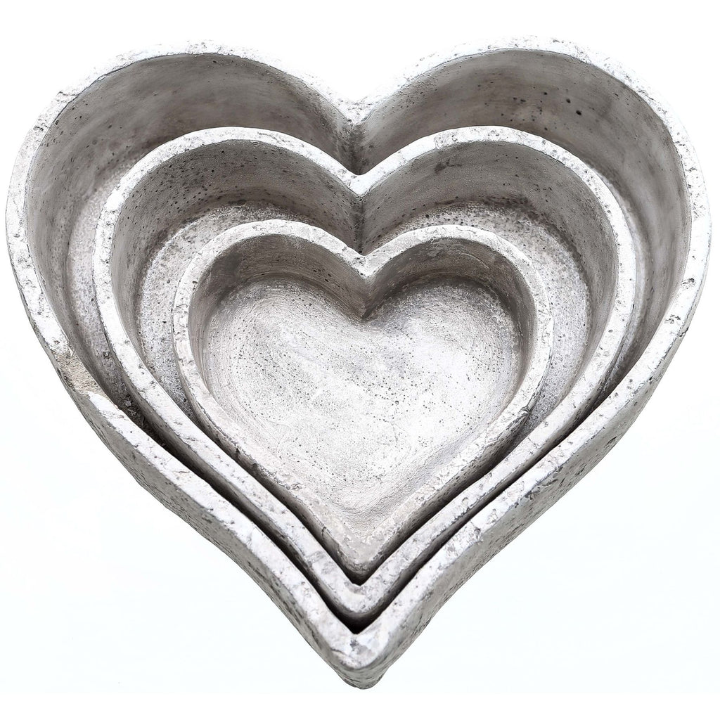 Maya Stone Ceramic Dishes - Set of 3