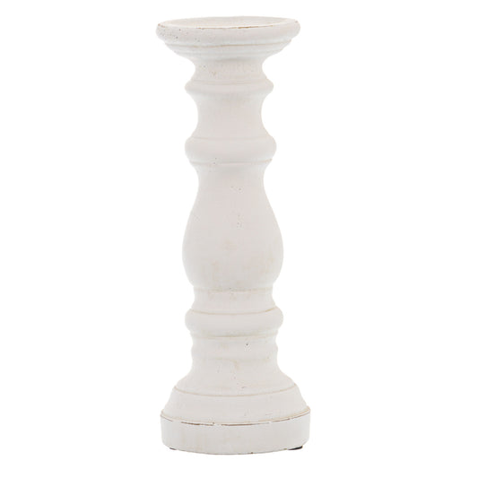 Purity White Column Candle Holder - Small