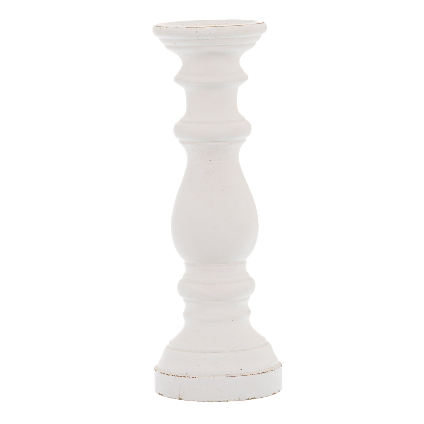 Purity White Column Candle Holder - Medium