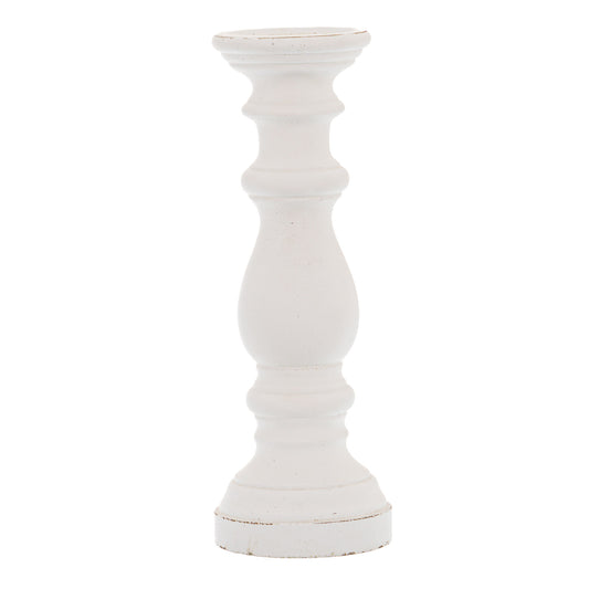 Purity White Column Candle Holder - Medium