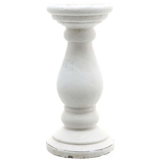 Monterra Matte White Ceramic Candle Holder - Small