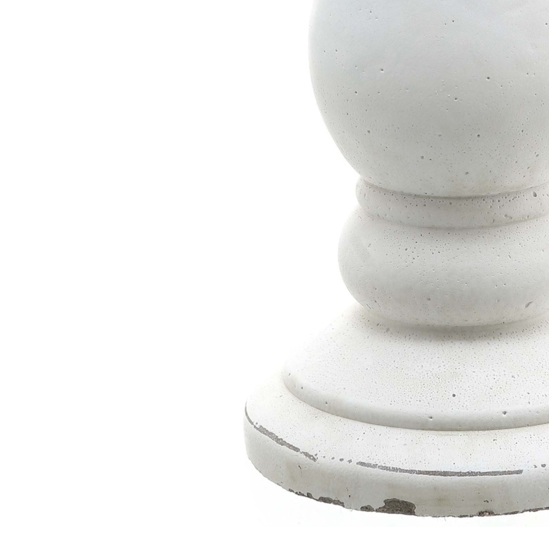 Monterra Matte White Ceramic Candle Holder - Large