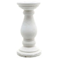 Monterra Matte White Ceramic Candle Holder - Large
