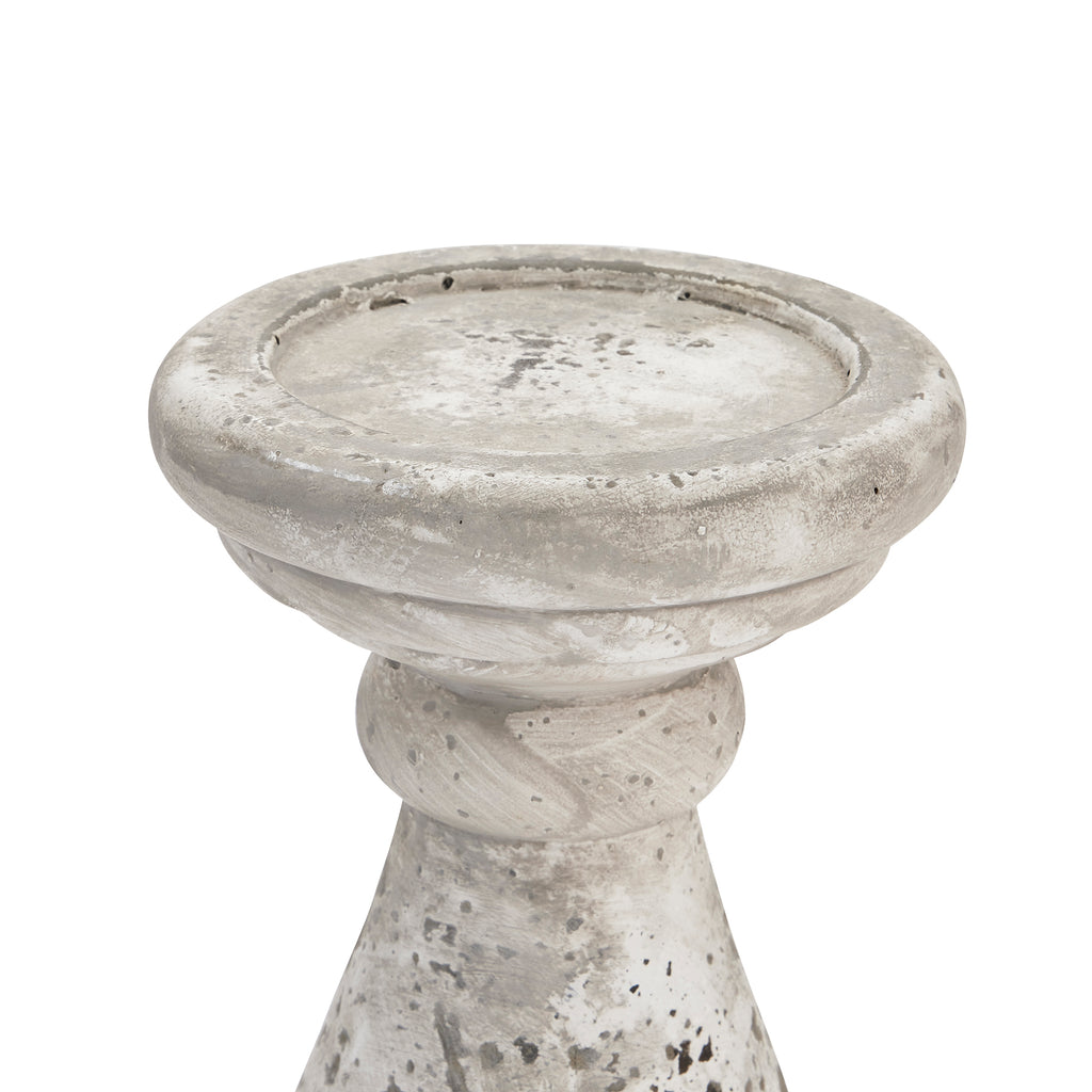 Seawell Stone Ceramic Candle Holder - Large