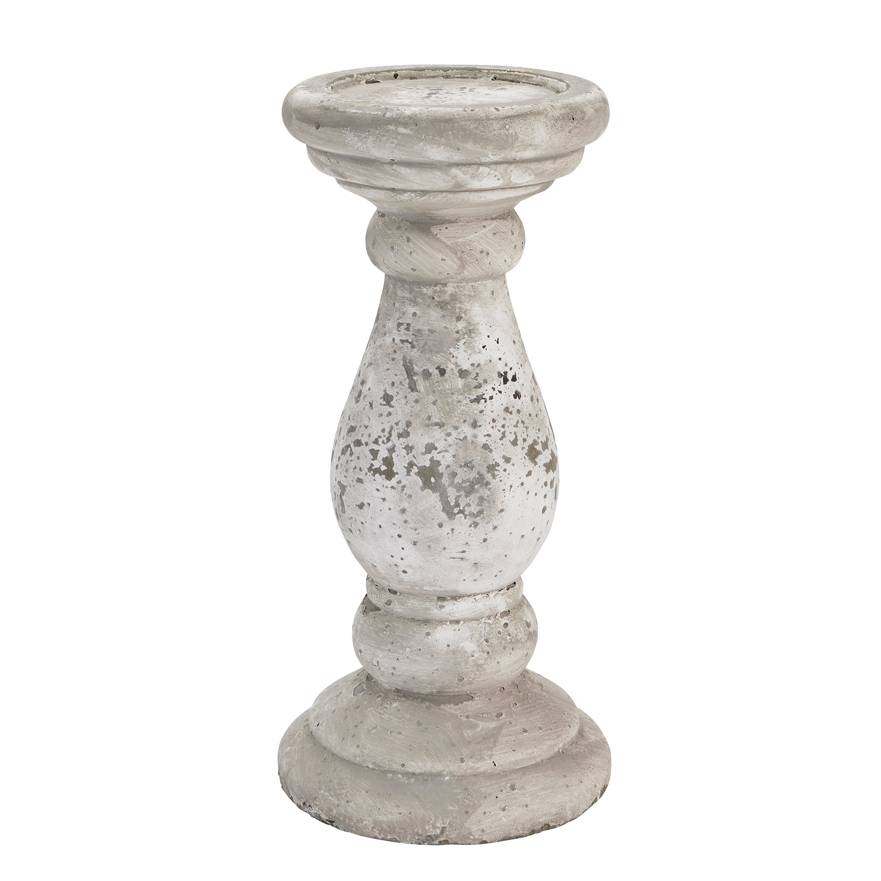 Seawell Stone Ceramic Candle Holder - Large