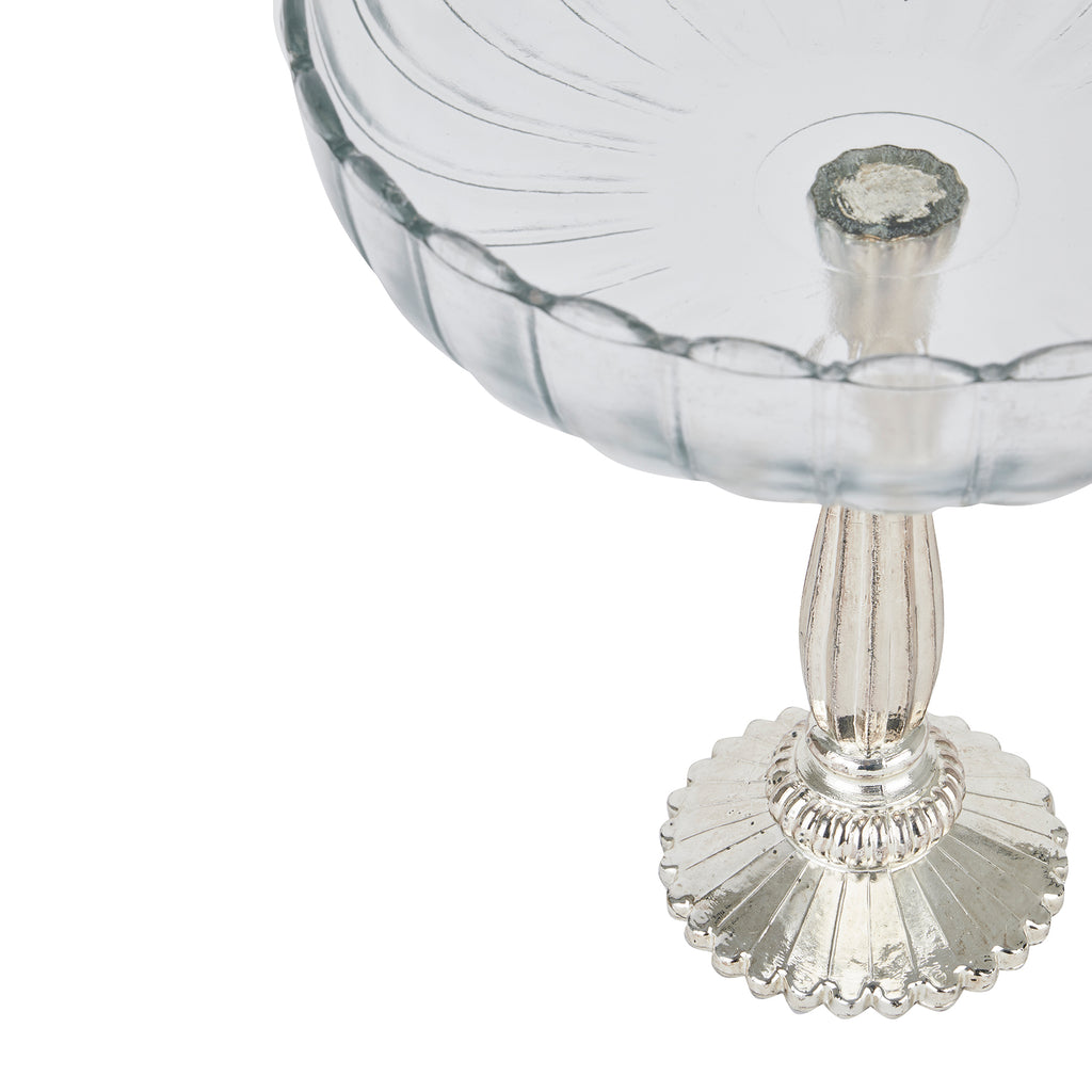 Monera Fluted Glass Display Bowl - Large