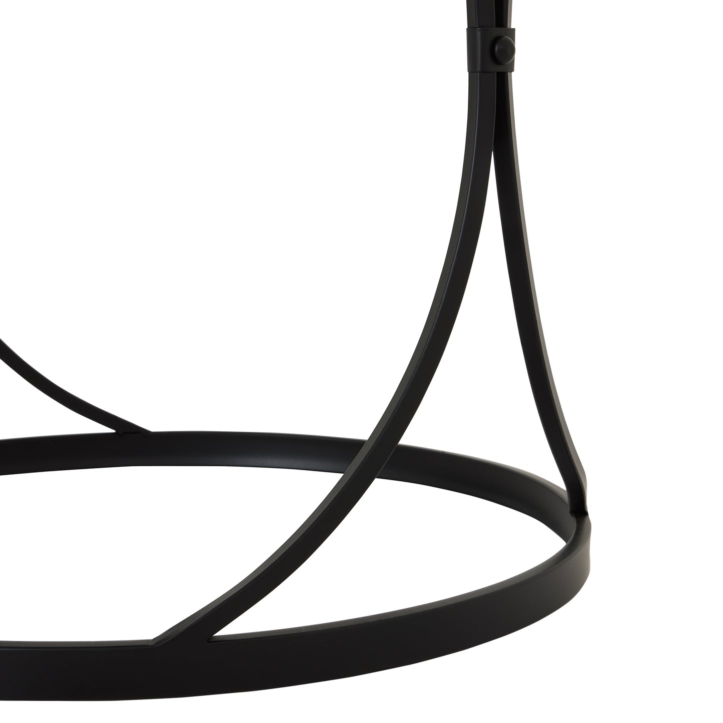 Rhea Set Of Two Black Mirrored Side Tables