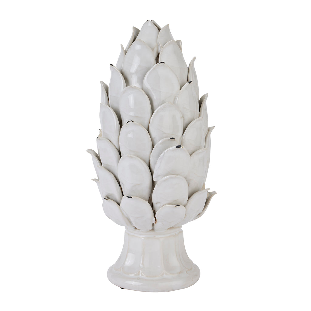 Zinnia Ivory Artichoke - Large