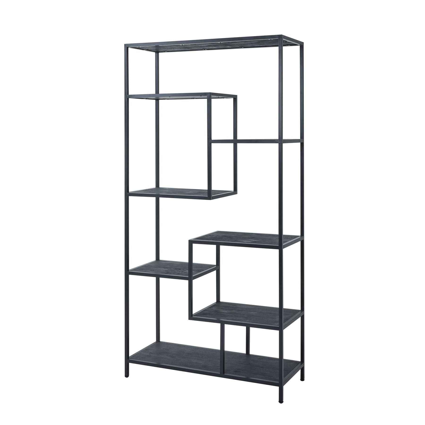 Ladera Black Multi Shelf Unit - Large