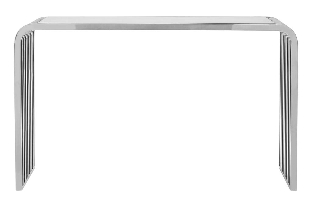 Conrad Console Table - Silver & Glass