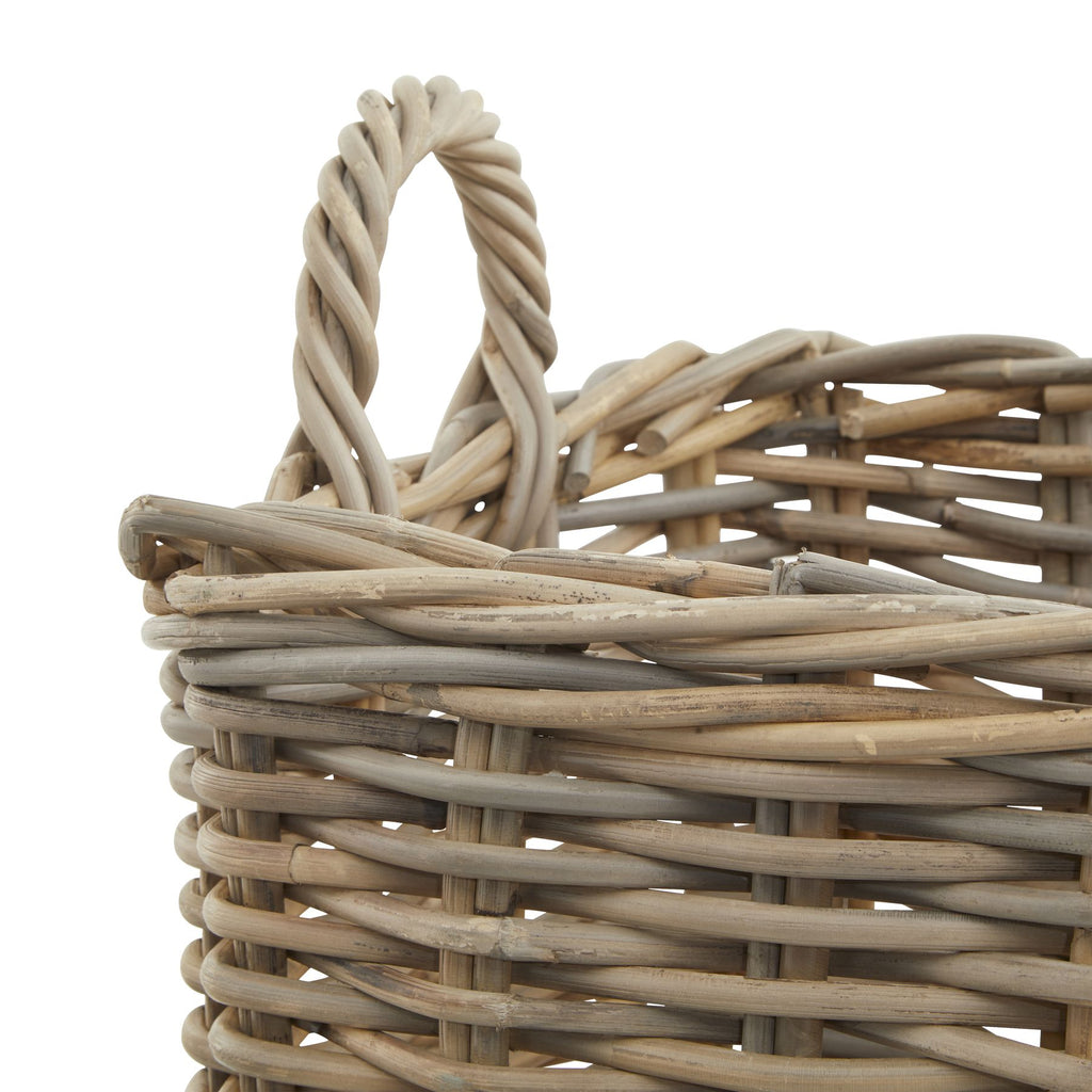 Tavona Rattan Square Storage Baskets - Set of 3