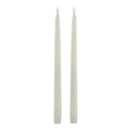 Harper Set of 2 Taupe LED Wax Dinner Candles