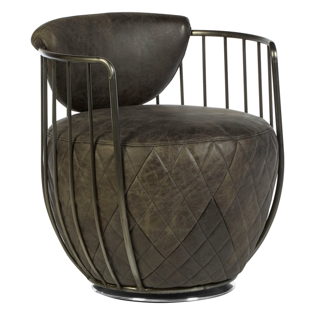 Loft Wire Swivel Chair - Dark Grey