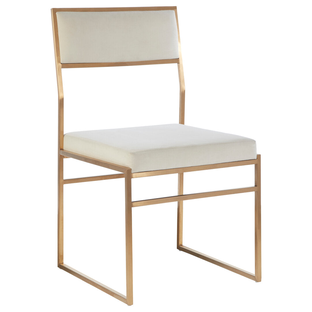 Loreto Dining Chair - Milk Velvet