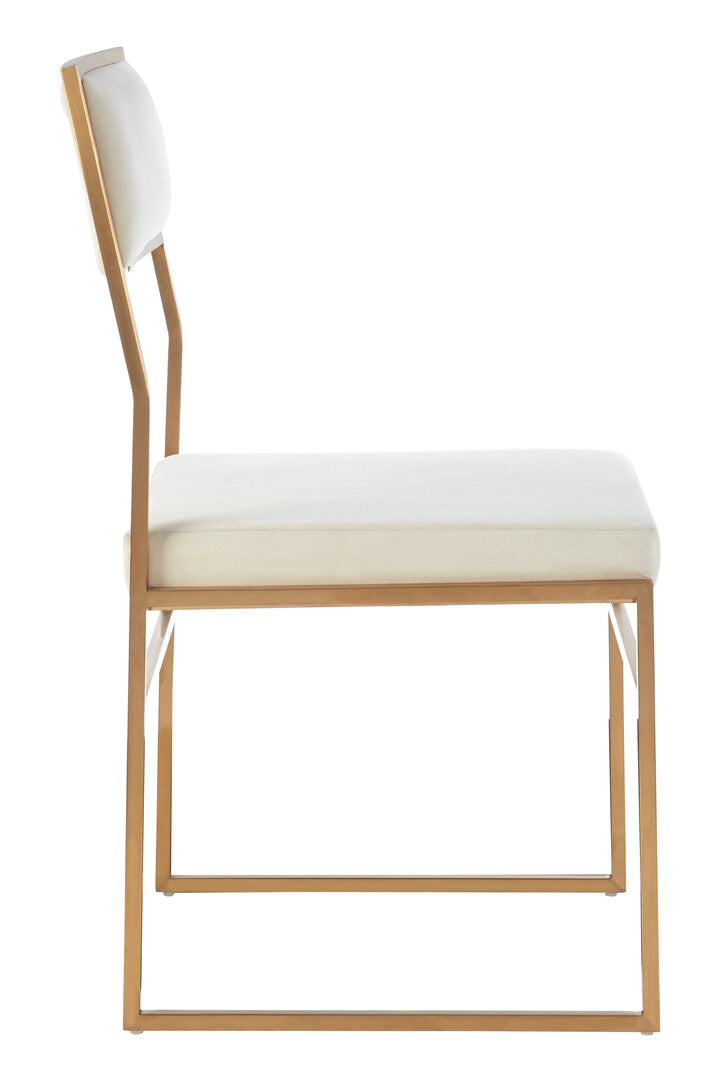 Loreto Dining Chair - Milk Velvet