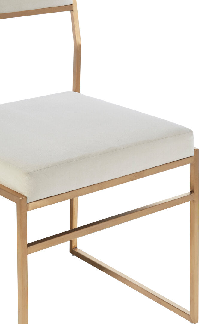 Loreto Dining Chair - Milk Velvet