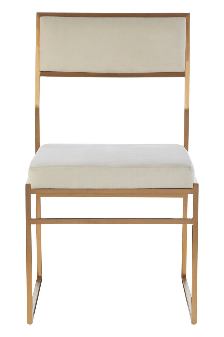 Loreto Dining Chair - Milk Velvet