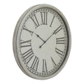 Lennox Embossed Wall Clock With Glass