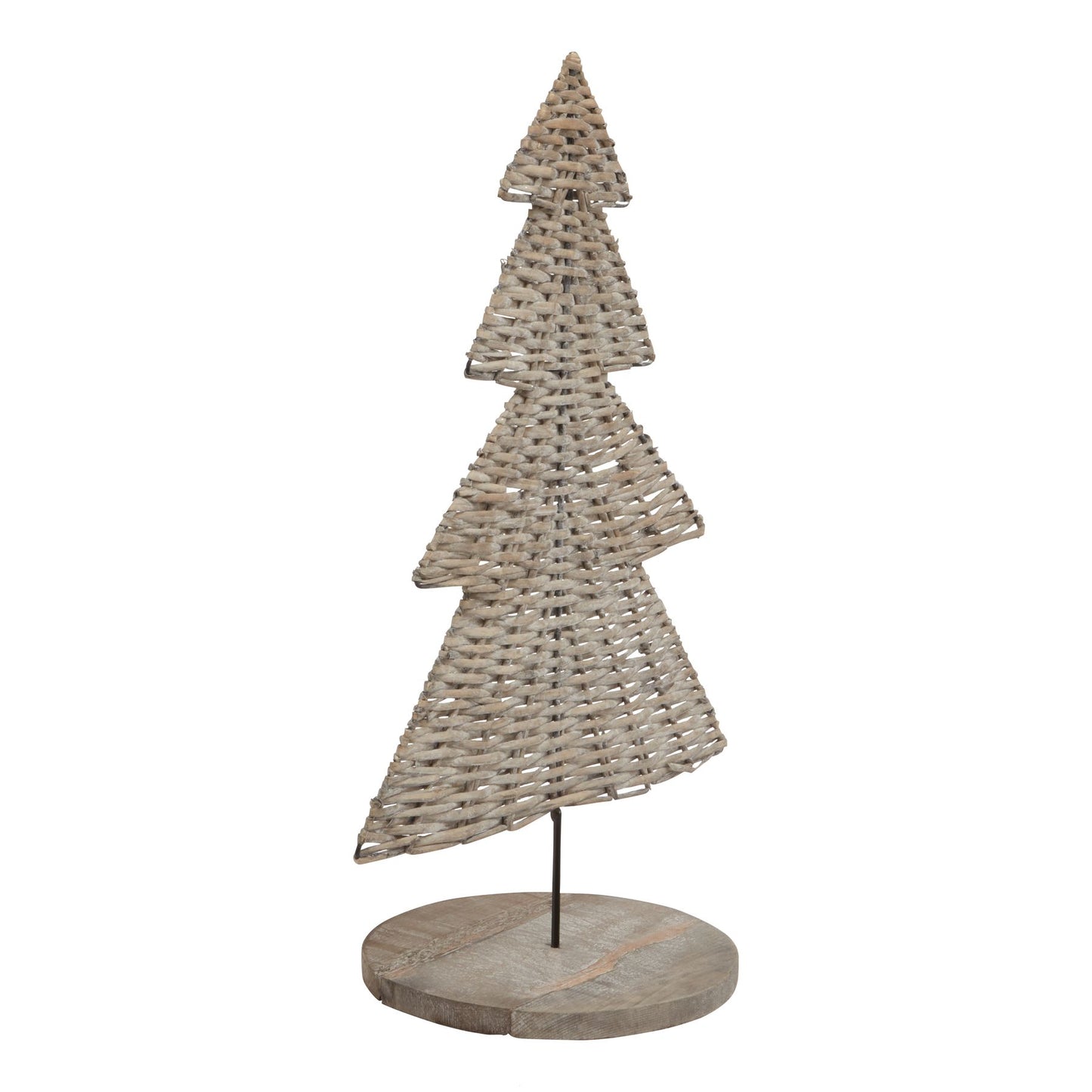 Wintertide Large Wicker Tree Ornament