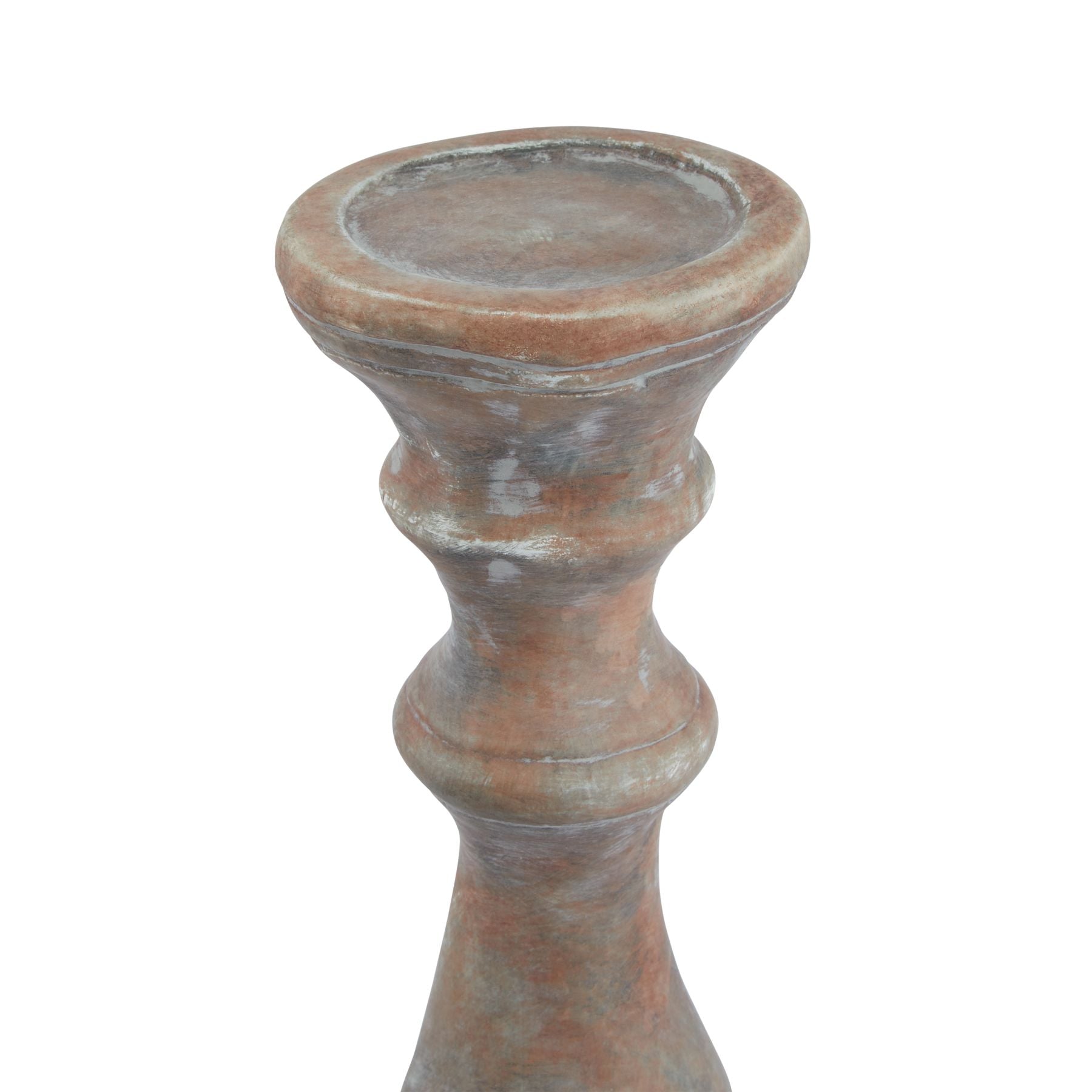 Novae Brown Column Candle Holder - Large