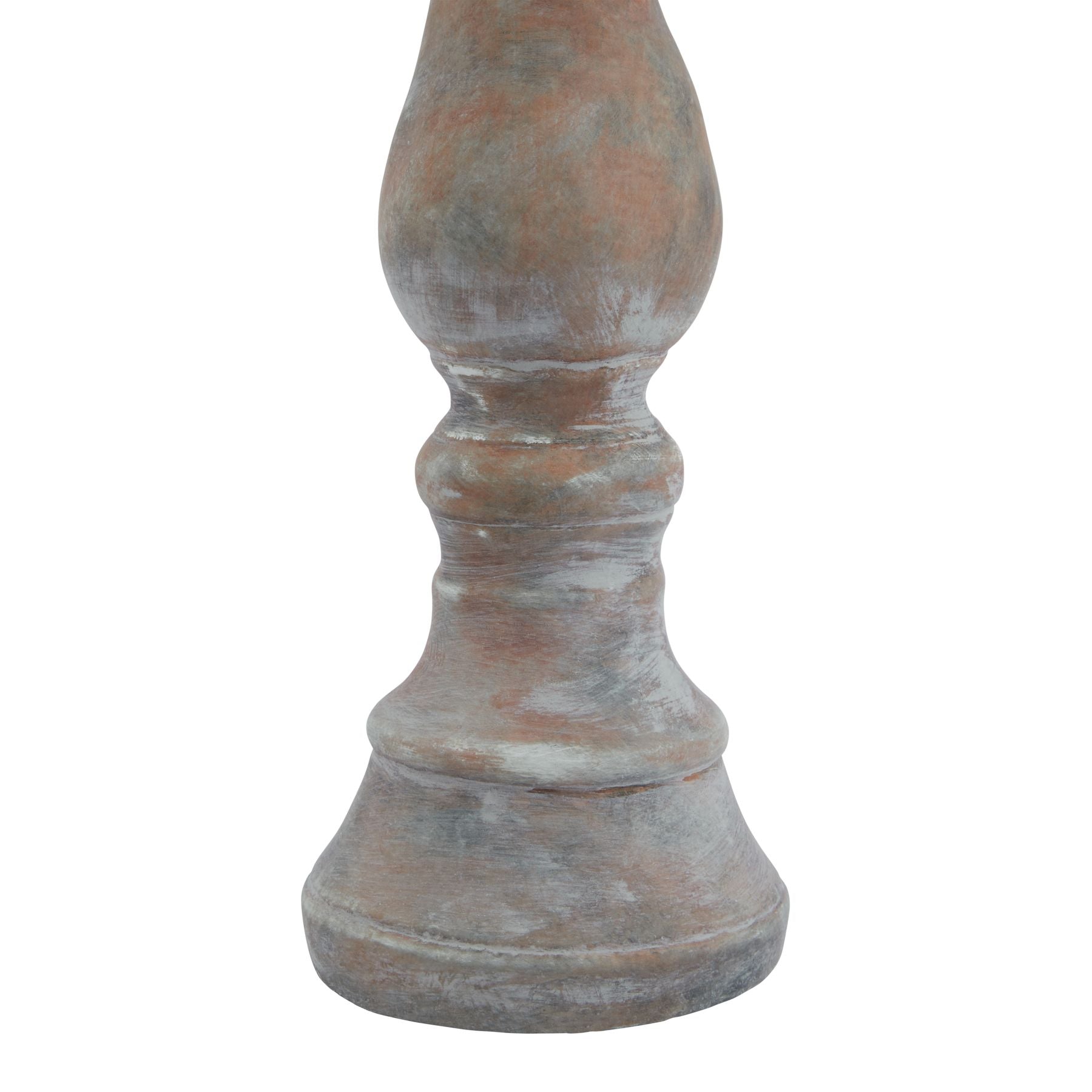 Novae Brown Column Candle Holder - Large