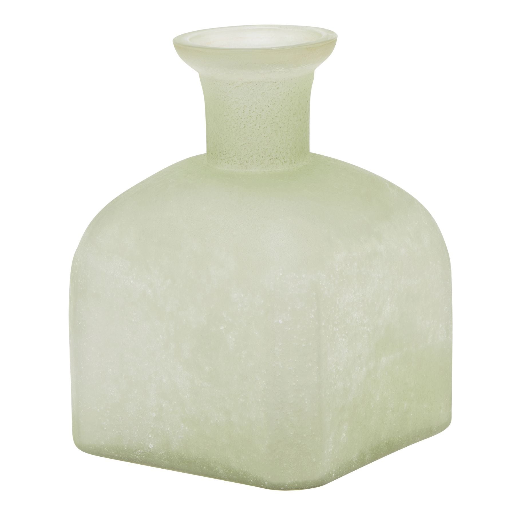 Muse Sage & Brass Candle Holder Vase -  Medium